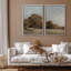 «Autumnal Oak Majesty Rustic Landscape», 2 pièces sur toile-98373993-98373990