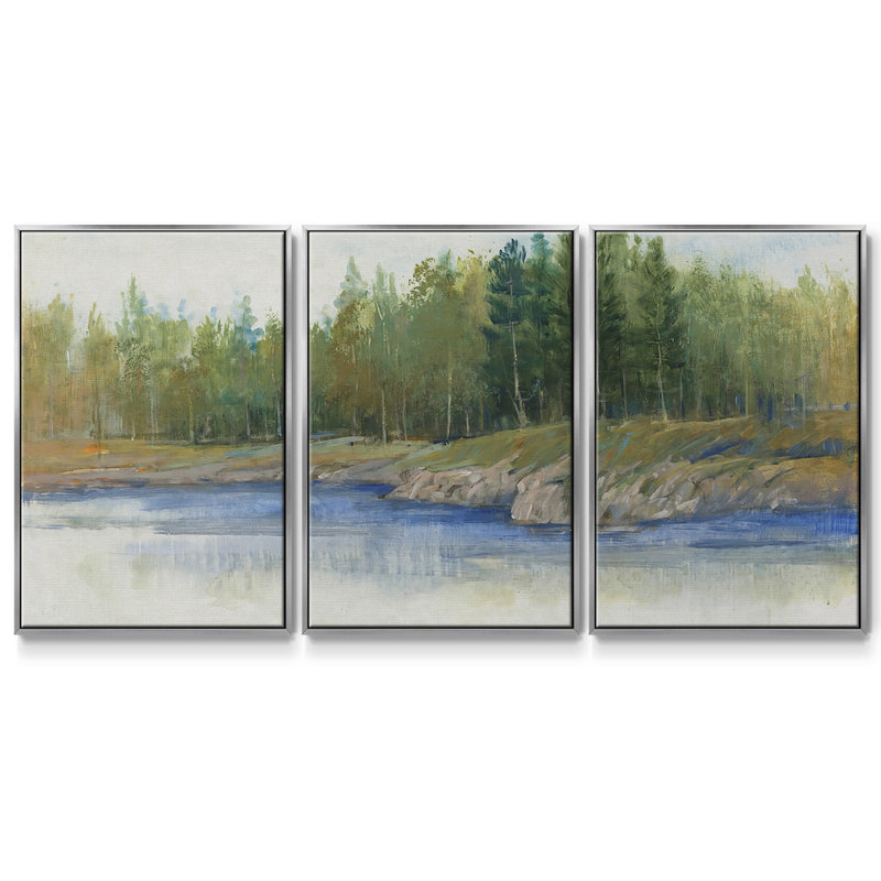 From The Banks II 3 pièces, Argent, H 36 po x l 75 po x P 2 po