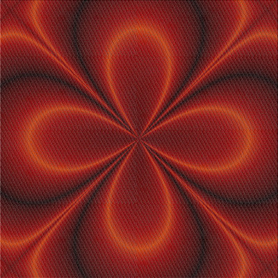 Tapis abstrait rouge