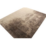 Distressed Homage Hand Knotted Wool Abstract Area Rug