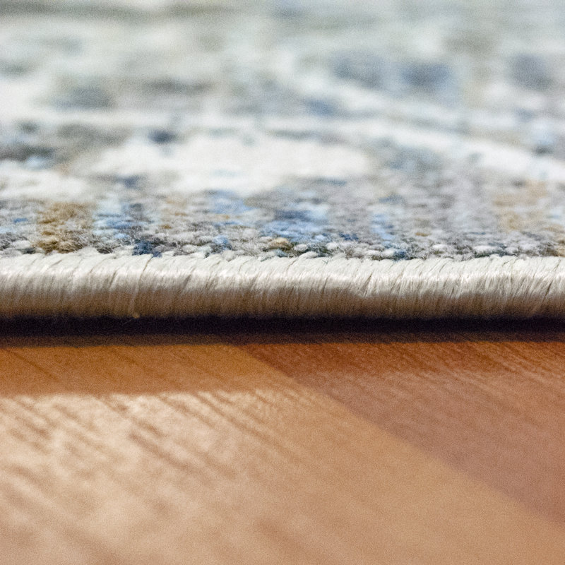 Newland Abstract Indoor Rug, Rectangle 3'11" x 5'7"