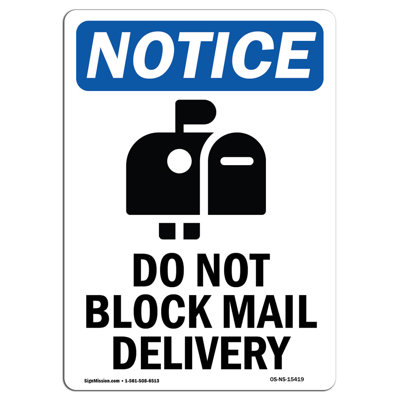 Do Not Block Sign