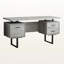 Bureau d'ordinateur 2 tiroirs Frey