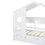 Lit de maison en bois avec lit gigogne, conception moderne pour enfants avec tablette de rangement-1698904530-1698904531