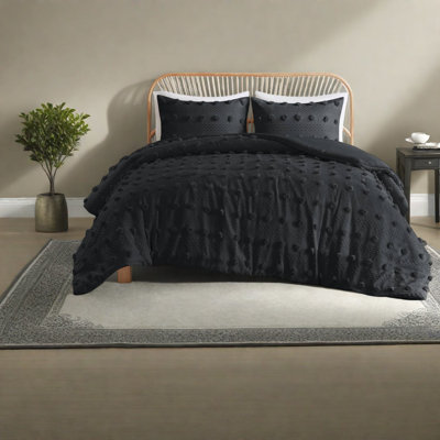 Premium Bedding Sets, Polyester Full Queen Clip Jacquard For Modern Home