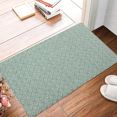 Cotton Woven Thick Kitchen Mat Rug 18" x 30" | Anti-Fatigue Mat | Anti-Skid | Anti-Fatigue Standing Mat, Anti-Skid Design, Kitchen & Laundry Use