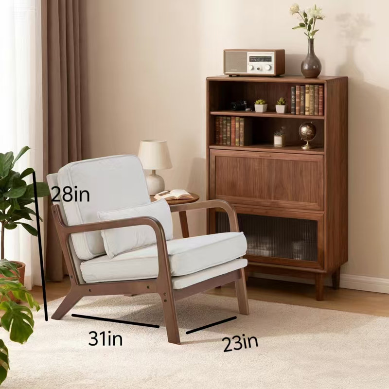 Accent Chairs, Crème