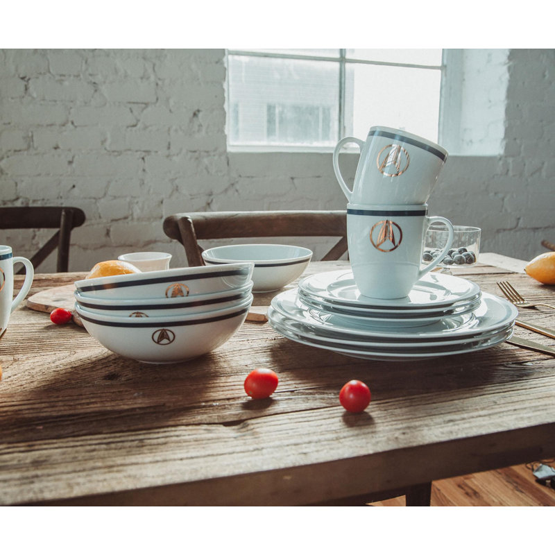 Ceramic Dinnerware Set 16 Piece - Service for 4