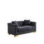 Canapé classique en velours Chesterfield