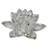 Iridescent Glass Crystal Lotus Votive Candle Holder-24704501-24704497