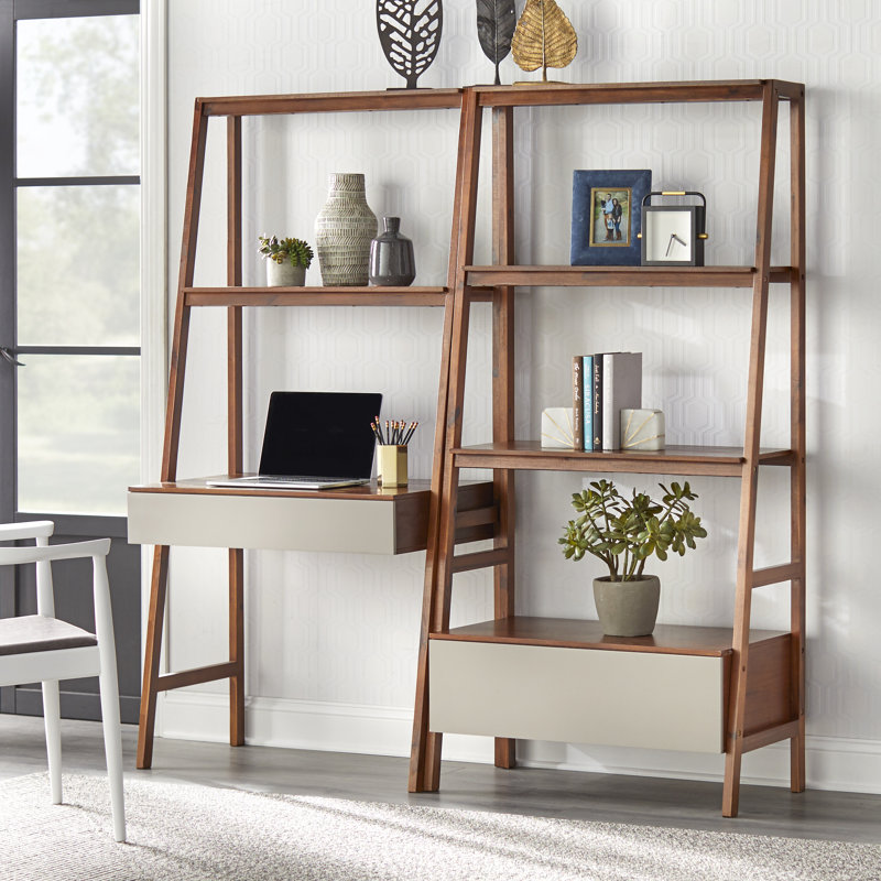 Heyward Solid Wood Base Leaning / Ladder Desk