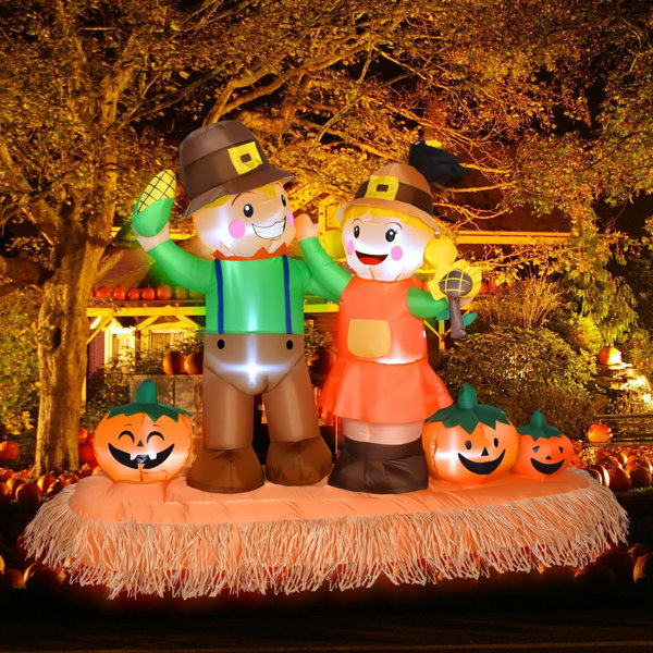 The Holiday Aisle® Thanksgiving Inflatables Outdoor Decoration ...
