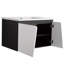 Meuble-lavabo mural flottant simple 32 po avec portes à fermeture en douceur