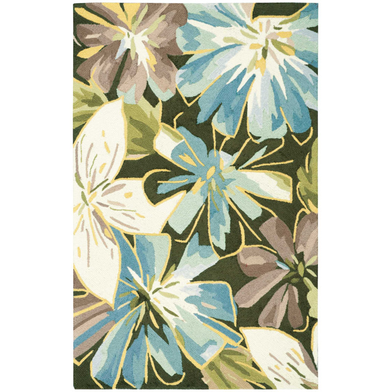 Yovana Floral Indoor Rug, Rectangle 3'6" x 5'6"