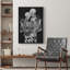 Squelette câlin gothique Moody foncé, œuvre d'art moderne, décor-101165797-101165795