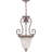 Sawyers 1-Light Indoor Prairie Rock Hanging Pendant with Alabaster Glass Bowl-481108425
