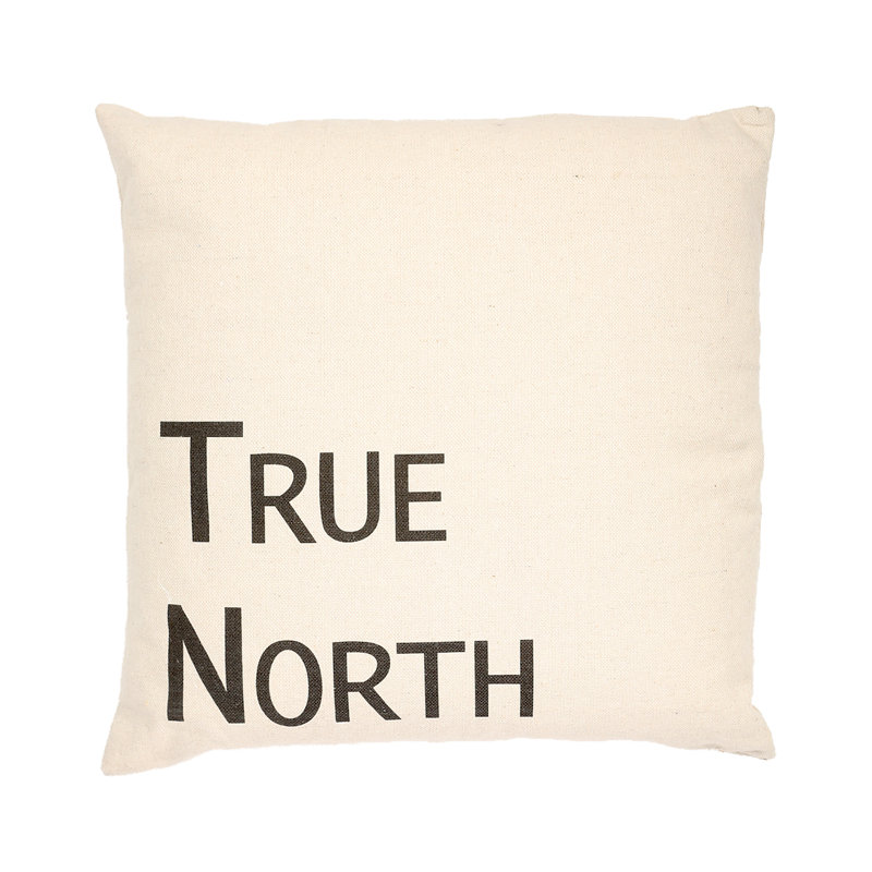 Housse de coussin O Canada, 22 po x 22 po, Noir