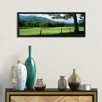" Parceled Meadow, Cades Cove, Great Smoky Mountains National Park, Tennessee, USA " by Panoramic Images