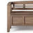 Adams 48"W Solid Wood Contemporary Entryway Storage Bench with Lift-Top Lid and Dual Compartments-560414034