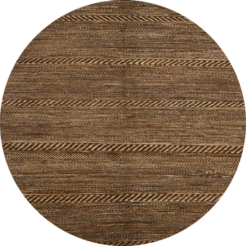 Abstract Indoor Rug, Round 5'