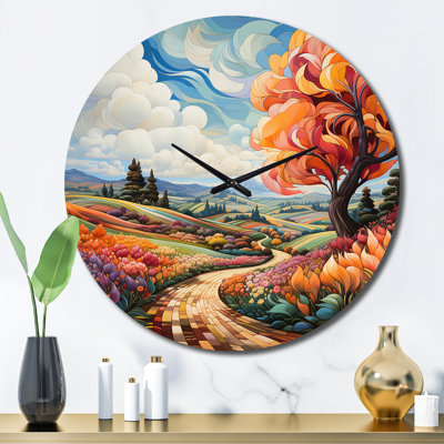 Cyrelle - Horloge murale Paysages
