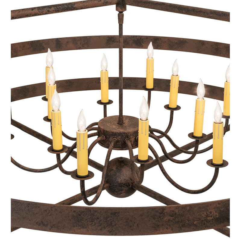 48" Wide Aldari 12 Light Chandelier