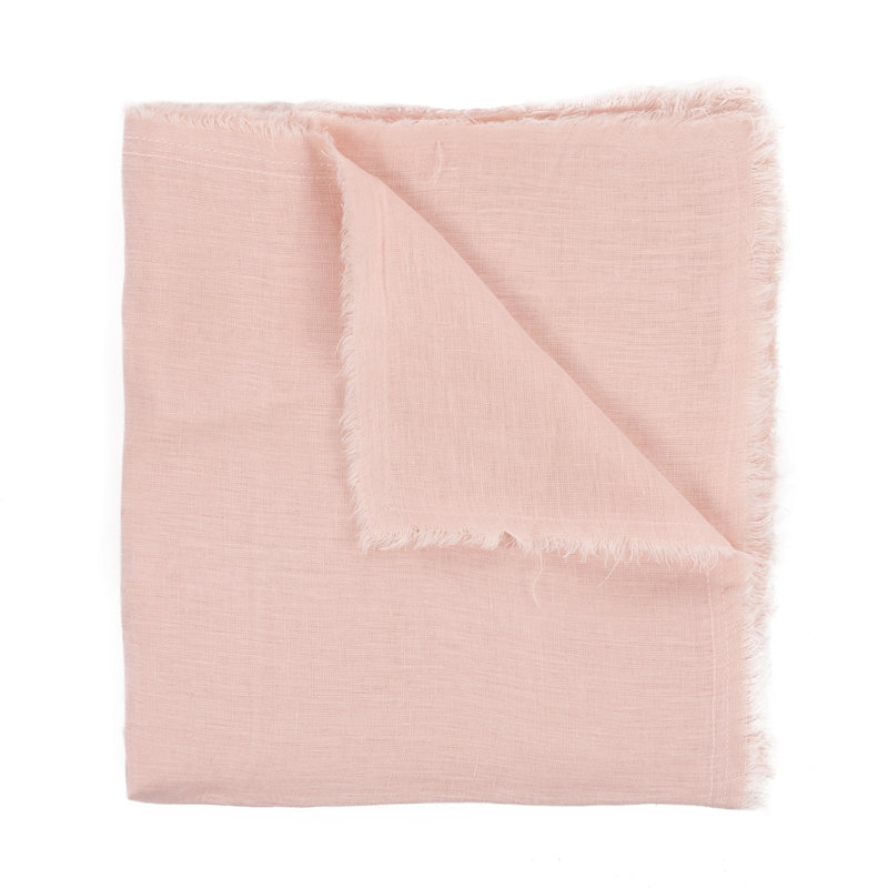 Brisbane Linen Duvet Cover, King Duvet Cover, Petal Pink