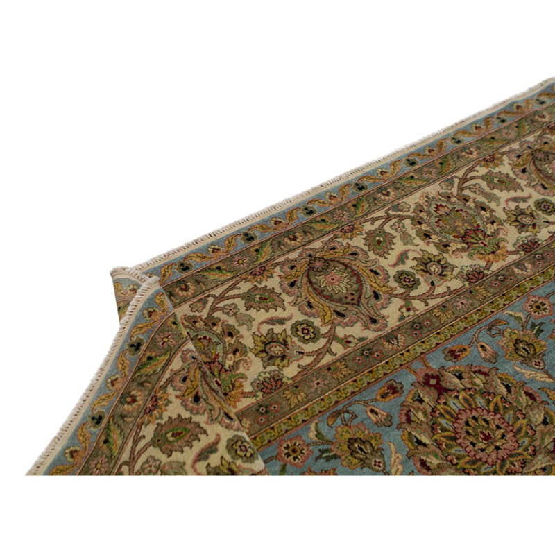 Wool Oriental Area Rug in Ivory