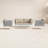 Modway Harmony 5 Piece Outdoor Patio Aluminum Sectional Sofa Set-1461884081