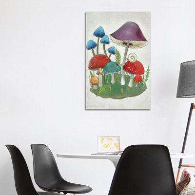 Mushroom Collection II by Chariklia Zarris - Wrapped Canvas Gallery-Wrapped Canvas Giclée
