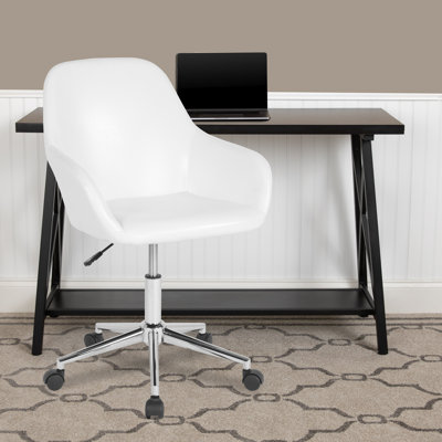 Chaise pivotante rembourrée LeatherSoft Cortana