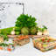 SmartStore Glass Food Container 0.25 L, 0.75 L, 1.6 L & 2.7 L With Airtight Lid