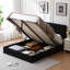 Lit plateforme tapissier avec rangement Arcadia-2133545509-2133545508