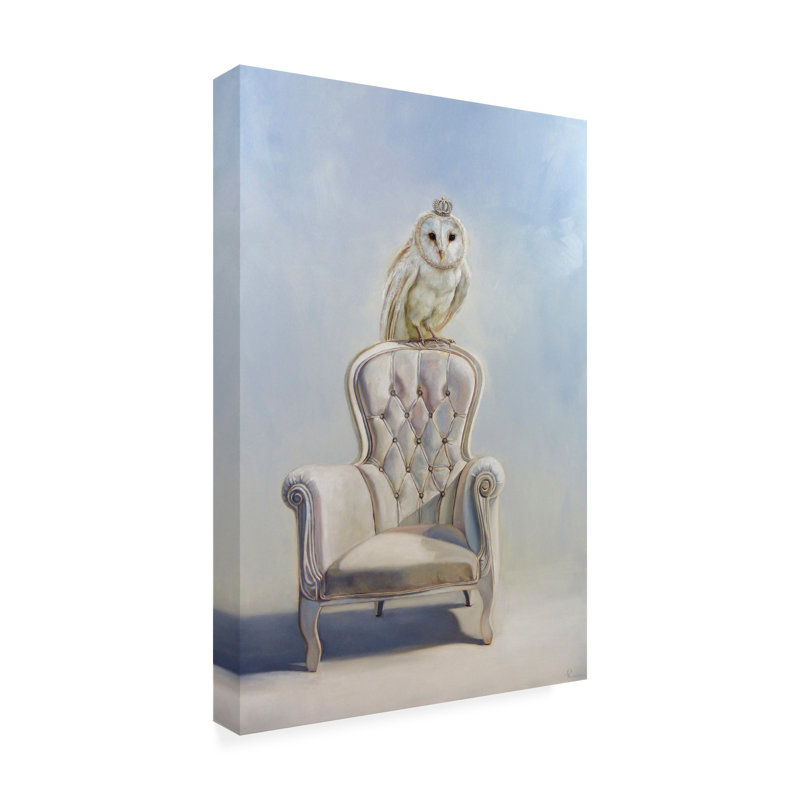 Animaux, animaux, la reine des neiges, Lucia Heffernan, sur toile, H 19 po x l 12 po x P 2 po