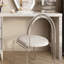 Coiffeuse avec miroir lumineux, 6 tiroirs, 1 chaise