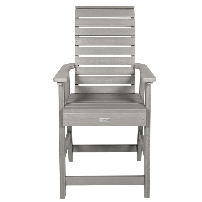Midwest 4-Person, 48" Round Table, 5-Piece Outdoor Dining Set, 62.5" L x 62.5" W x 43.3" H, Harbor Gray
