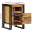 40cm W Iron Bedside Table