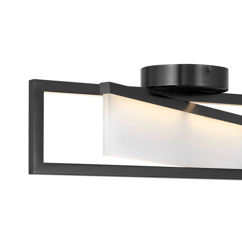 Folio 23-in Integrated LED Adjustable Flush Mount Light by Lisa McDennon