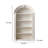 White Arched Display Cabinet Bookcase
