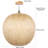 Binningup 1 - Light Brass Lantern Pendant-962591092