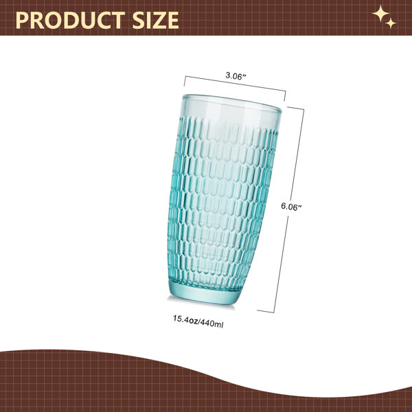 VARDAGEN Glass, clear glass, Volume: 10 oz Package quantity: 6