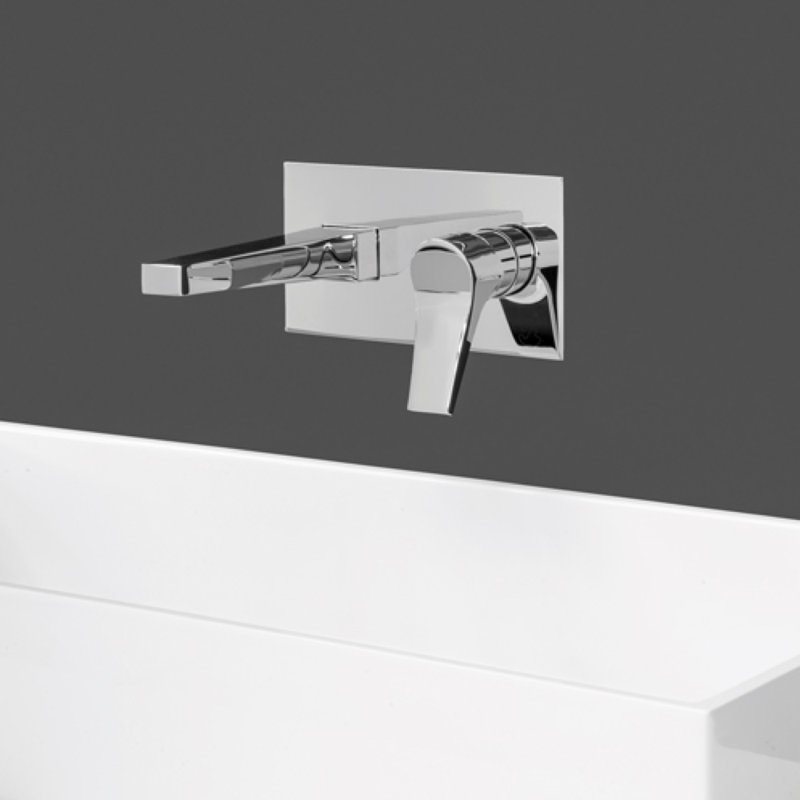 Robinet de salle de bain mural élégant