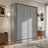 Rotating Murphy Bed with Hidden Storage Racks, Space-Saving Multifunctional Wall Bed for Home Office & Small Rooms-1533865820