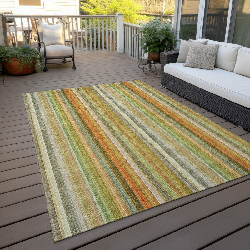 Tapis intérieur / extérieur Kinslee, Rectangle 3 pi x 5 pi