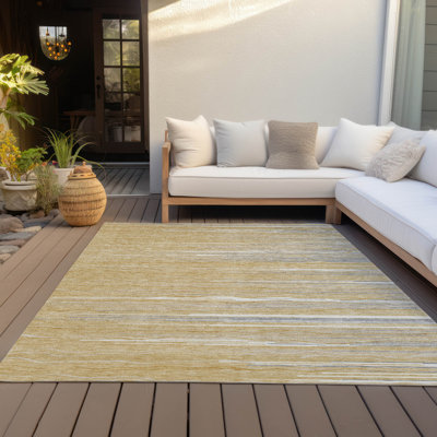 Tapis paprika chantille lavable à la machine intérieur / extérieur ACN996