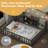 Floor Platforms Bed with Door, Blackboard, Shelf and Toy Box, Soild Bed Frame-2050525335-2050525320