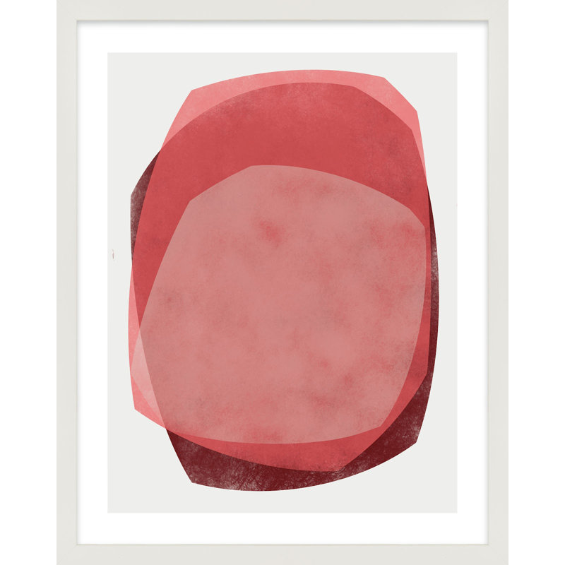 «Didi Eclipse 8» par Jacques Pilon - peinture encadrée, Blanc, H 50 po x l 40 po