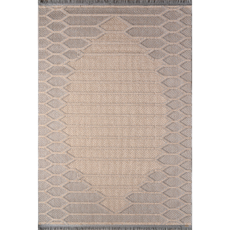 Tapis en coton Parvaneh, Rectangle 2 pi 8 po x 4 pi