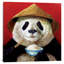 Panda by Lucia Heffernan - Wrapped Canvas Print-42152252