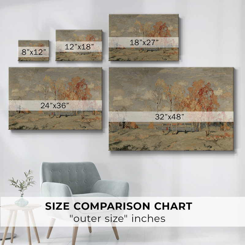 Paysage rétro - DCXVII, H 33 po x l 49 po